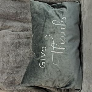 0711 Rodeo Home "Give Thanks" Decorative Pillow
